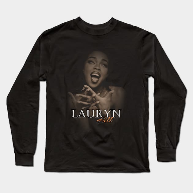 LAURYN HILL SEPHIA Long Sleeve T-Shirt by Garangone